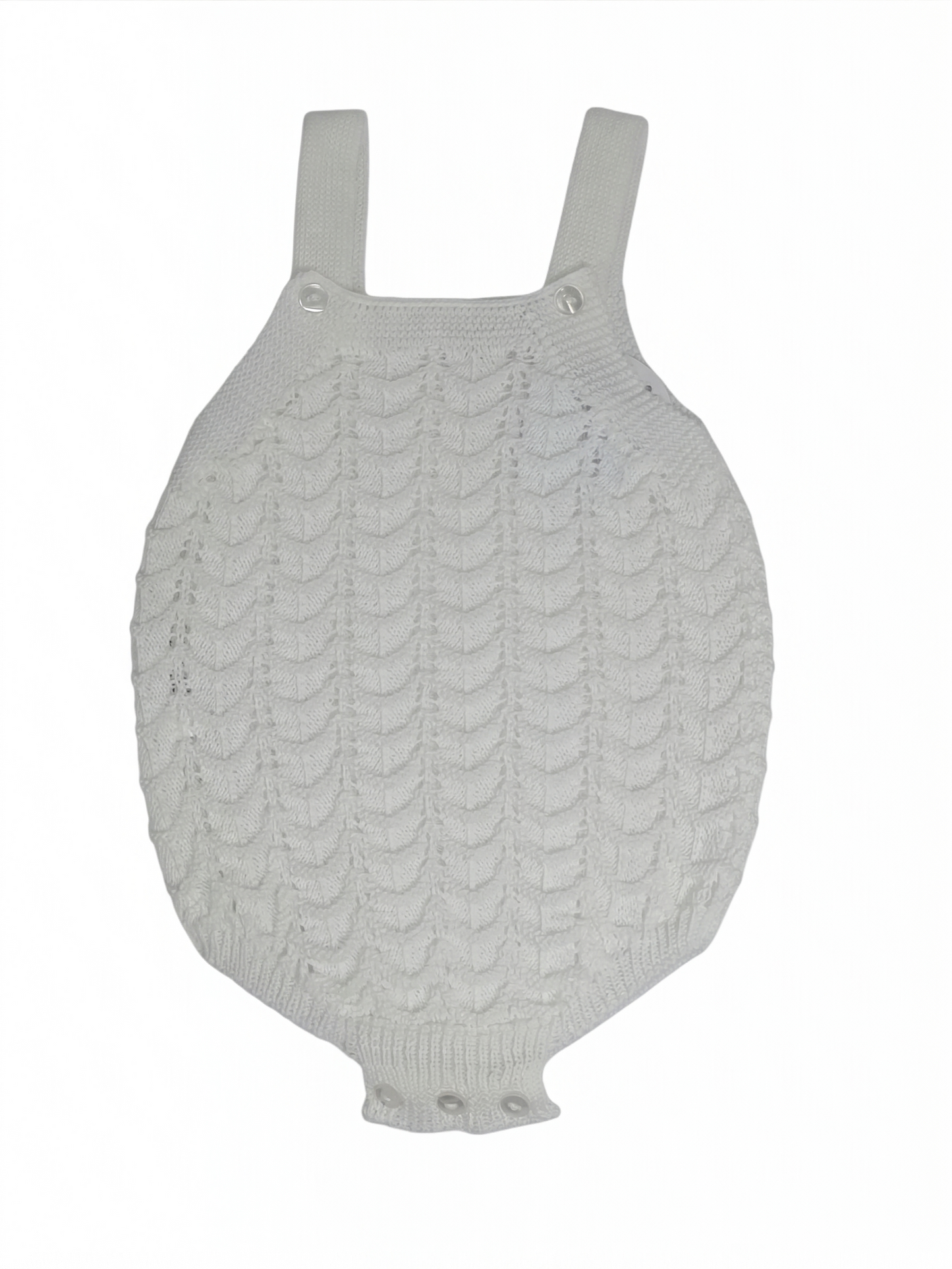 Ranita Clásica de Bebé en Punto de Calados Suaves – Colección Primera Puesta