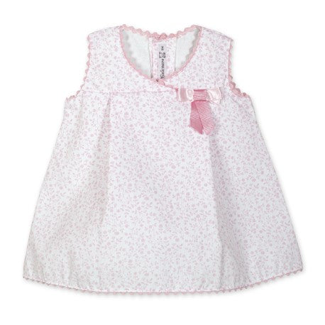 Vestido bebé desmangado estampado floral -Calamaro Baby - Monitoskids