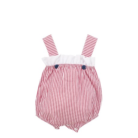 Pelele corto tirantes Irinia-32222-Calamaro Baby - Monitoskids
