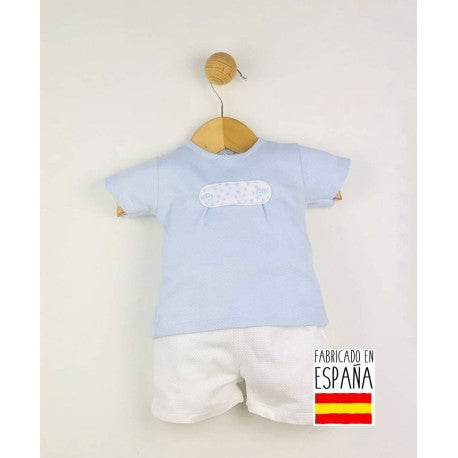 Conjunto 2 piezas corto bebé-23059-Tony Bambino - Monitoskids