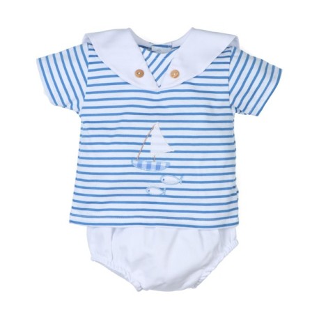 Conjunto corto bebé Marinerito-29434-Tony Bambino - Monitoskids