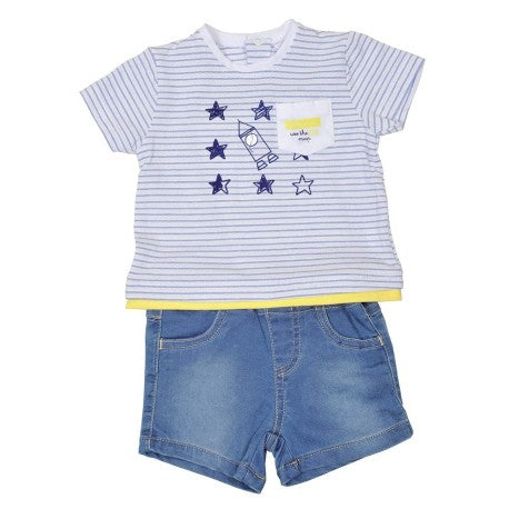Conjunto corto cohete-Yatsi baby - Monitoskids