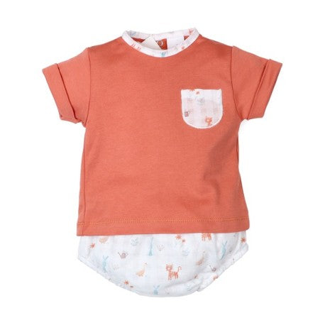 Conjunto corto de 2 piezas bebé-27514-Tony Bambino - Monitoskids