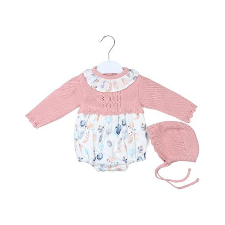 Conjunto de 2 piezas: pelele corto manga larga y capota-28530-Tony Bambino - Monitoskids