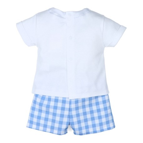 Conjunto corto de 2 piezas gatito para bebé niño-30532-Tony Bambino - Monitoskids