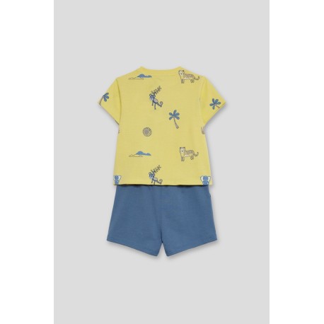Conjunto camiseta y pantalón corto bebé niño-254023-Street Monkey - Monitoskids
