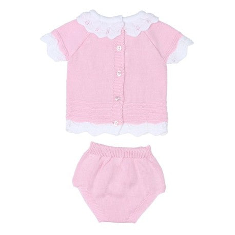 Conjunto corto 2 piezas punto bebé-32397-Tony Bambino - Monitoskids