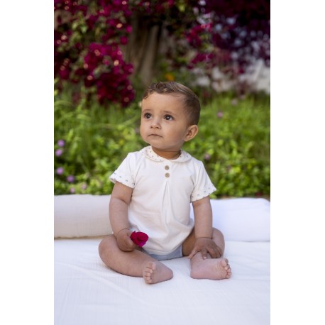 Conjunto corto 2 piezas pololo bebé niño Goa-11278-Calamaro Baby - Monitoskids