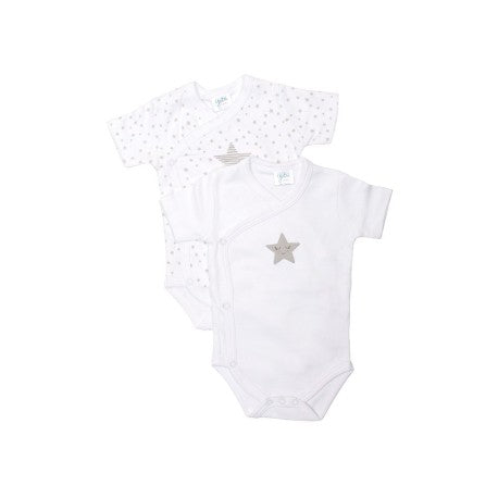 Pack 2 bodies unisex bebé manga corta star-Yatsi baby - Monitoskids