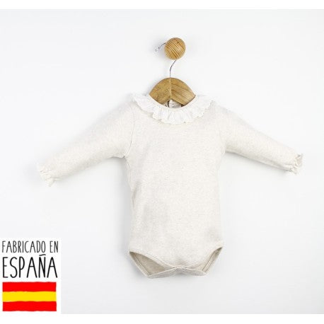Body manga larga cuello volante puño elástico-POPYS - Monitoskids