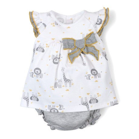 Conjunto algodón 2 piezas bebé niña-26010-Popys - Monitoskids