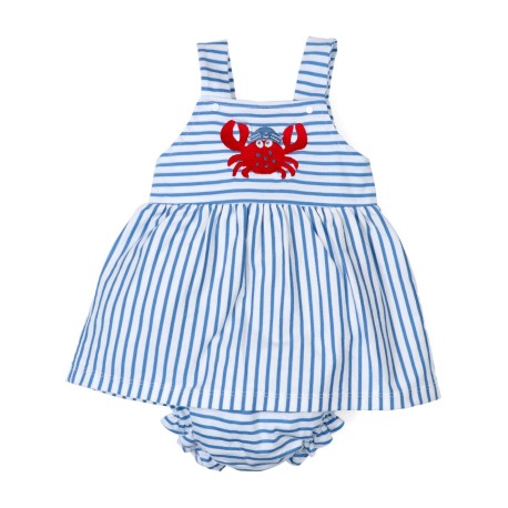Vestido titante ancho y cubrepañal cangrejo-27836-Tony Bambino - Monitoskids