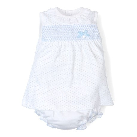 Vestido topitos y cubrepañal-Tony Bambino - Monitoskids