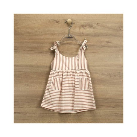 Vestido tirantes algodón rayas-90469-Babidu - Monitoskids