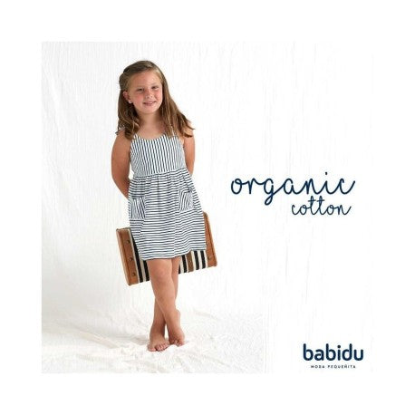 Vestido tirantes algodón rayas-90469-Babidu - Monitoskids