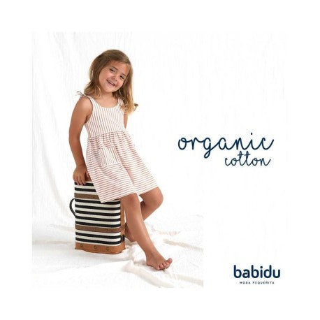 Vestido tirantes algodón rayas-90469-Babidu - Monitoskids