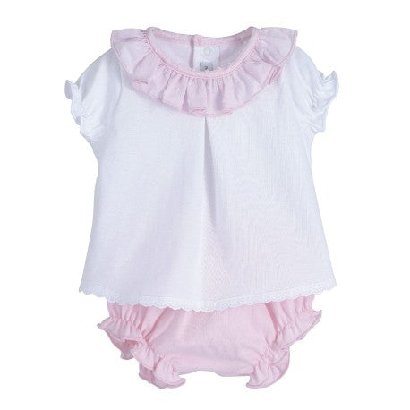 Conjunto corto Béring bebé niña-11101-Calamaro Baby - Monitoskids