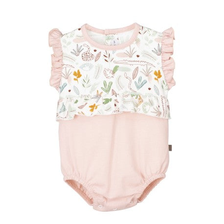 Pelele corto bebé niña Casane-32362-Calamaro Baby - Monitoskids