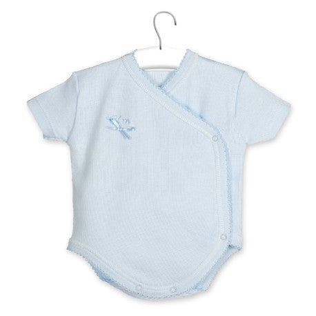 Body cruzado manga corta bordado-Calamaro Baby - Monitoskids