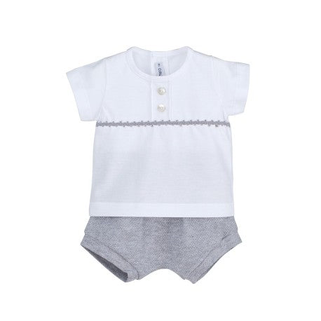 Conjunto corto bebé niño Macasar-17588-Calamaro Baby - Monitoskids