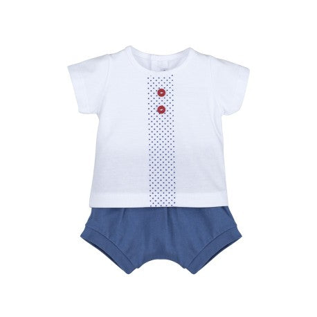 Conjunto corto bebé pololo leyte-Calamaro Baby - Monitoskids