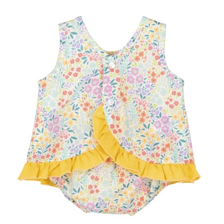 Jesusito estampado floral Pitecusa-22036-Calamaro Baby - Monitoskids