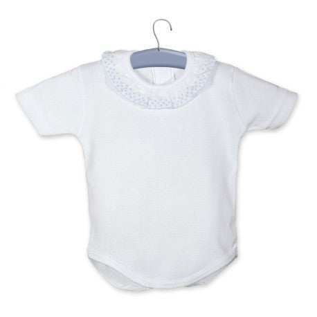 Body manga corta cuello volante-Calamaro Baby-BR106 - Monitoskids