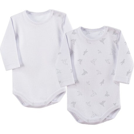 Pack 2 bodies manga larga origami-19073-Calamaro Baby - Monitoskids