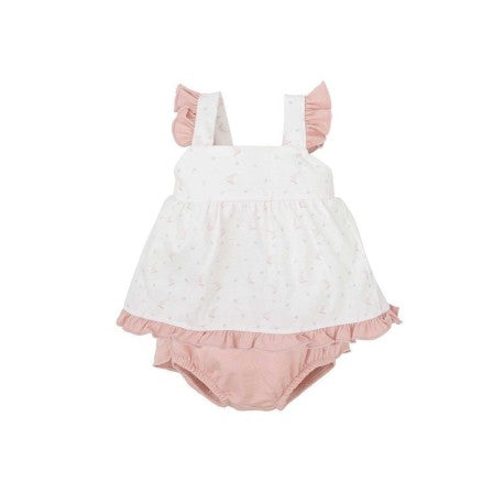 Conjunto ranita + camiseta bebé niña Loto-43239-Babidu - Monitoskids