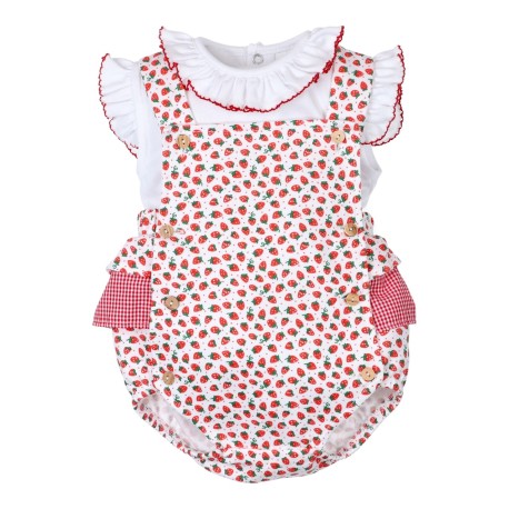 Conjunto bebé niña fresitas-27805-Tony Bambino - Monitoskids