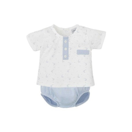 Conjunto camiseta y ranita Loto-42239-BABIDÚ - Monitoskids
