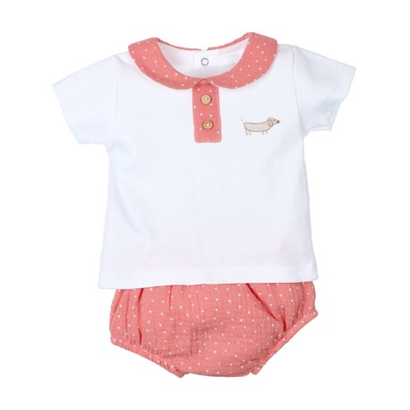 Conjunto corto bebé 2 piezas-PPV-27531-Popys - Monitoskids