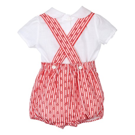 Conjunto corto bebé anclas-27977-Tony Bambino - Monitoskids