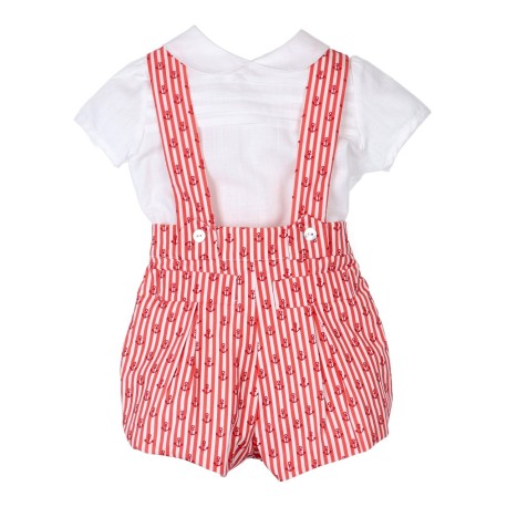 Conjunto corto bebé anclas-27977-Tony Bambino - Monitoskids