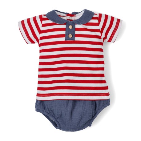 Conjunto corto bebé-27774-Tony Bambino - Monitoskids