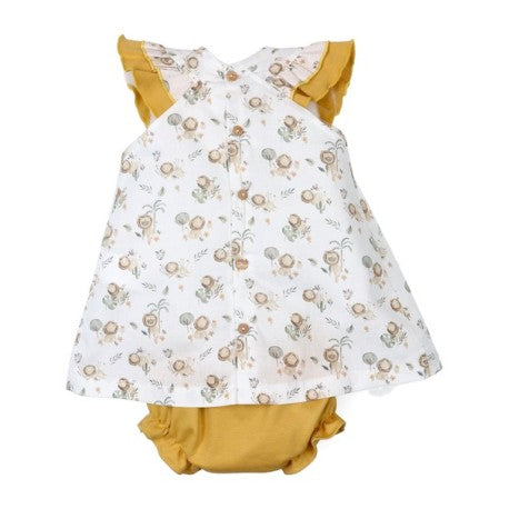 Conjunto de 2 piezas Vestido y cubrepañal-27538-Tony Bambino - Monitoskids
