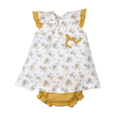 Conjunto de 2 piezas Vestido y cubrepañal-27538-Tony Bambino - Monitoskids