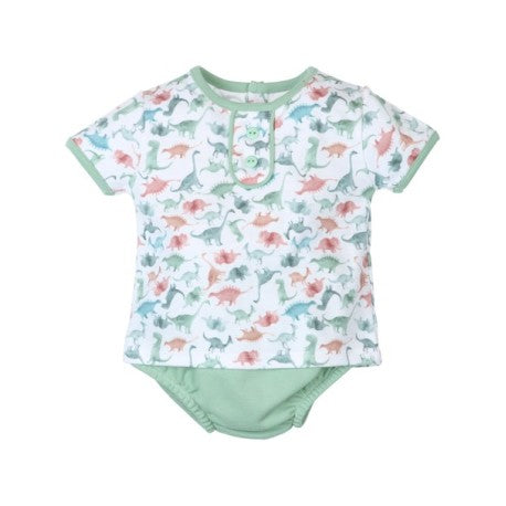 Conjunto corto de 2 piezas para bebé Dino-27657-Tony Bambino - Monitoskids