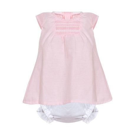 Vestido desmangado con cubre pañal-MN8553 - Monitoskids