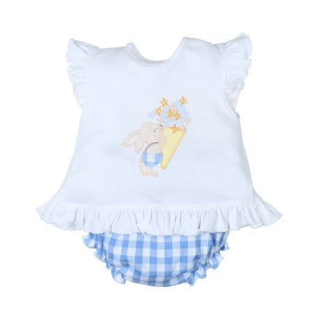 Conjunto corto 2 piezas conejito bebé niña-30530-Tony Bambino - Monitoskids