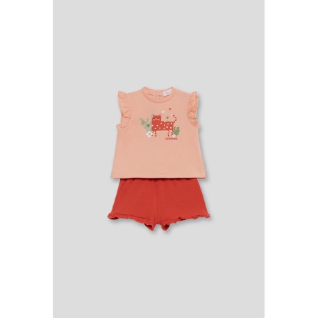 Conjunto camiseta y pantalón corto bebé niña-251021-Street Monkey - Monitoskids