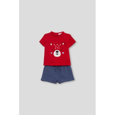 Conjunto camiseta y pantalón corto Oso-252021-Street Monkey - Monitoskids
