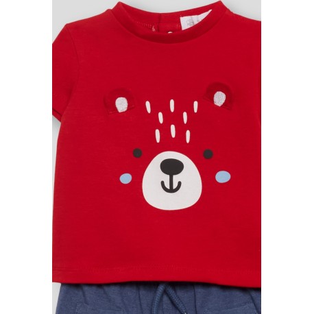 Conjunto camiseta y pantalón corto Oso-252021-Street Monkey - Monitoskids