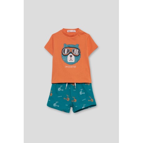 Conjunto corto camiseta y pantalón bebé niño-254041-Street Monkey - Monitoskids