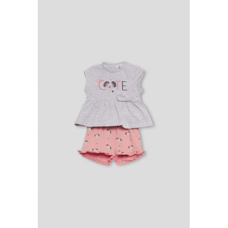 Conjunto camiseta y pantalón corto bebé niña-251003-Street Monkey - Monitoskids