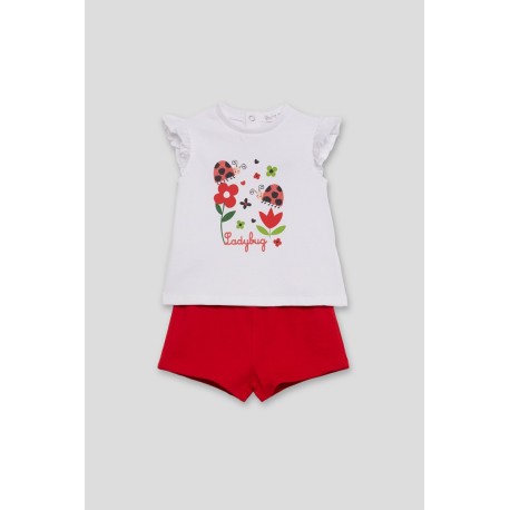 Conjunto camiseta y pantalón corto algodón bebé niña-253020-Street Monkey - Monitoskids