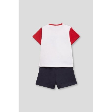 Conjunto corto camiseta y pantalón bebé niño Pulpi 254011-Street Monkey - Monitoskids