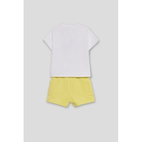 Conjunto corto camiseta y pantalón bebé niño Lion 254021-Street Monkey - Monitoskids