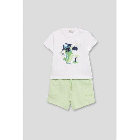 Conjunto algodón bebé niño camiseta y pantalón corto-254031-Street Monkey - Monitoskids