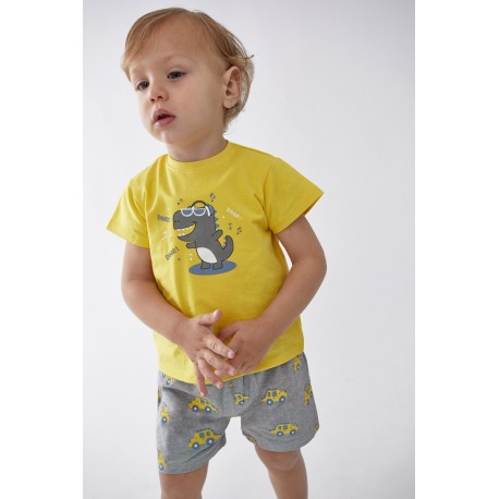 Conjunto corto bebé niño Crocodrile-242001-Street Monkey - Monitoskids